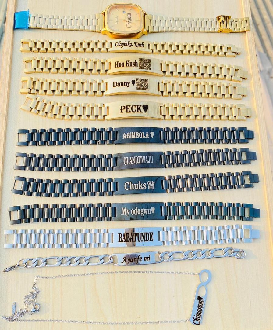 Engraved Bracelet Front only - Image 4